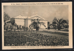 AK Berlin, II. Ton-, Zement- Und Kalkindustrie-Ausstellung 1910, Baumschulenweg, Römische Villa  - Exhibitions