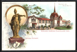 AK Berlin, Gewerbe Ausstellung 1896, Pavillon Der Stadt Berlin, Wappen  - Exhibitions