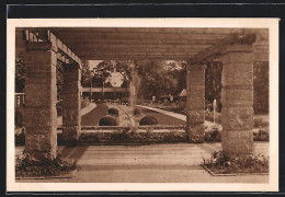 AK Coburg, Deutsche Rosenschau 1929, Blick Auf Die Gaststätte Vom Sintflutbrunnen Aus  - Exhibitions