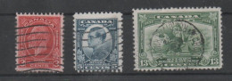 Canada, Used, 1932, Michel 159 - 161 - Used Stamps
