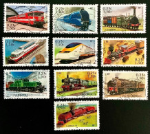 2001 FRANCE - LES LÉGENDES DU RAIL - OBLITERE - Used Stamps