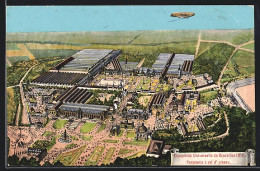 AK Bruxelles, Exposition Universelle 1910, Panorama à Vol D` Oiseau  - Expositions