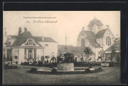 AK Bruxelles, Exposition Universelle 1910, Pavillon Allemand, Ausstellung  - Exhibitions