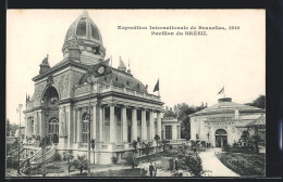 AK Bruxelles, Exposition Internationale 1910, Pavillon Du Brésil, Ausstellung  - Exhibitions