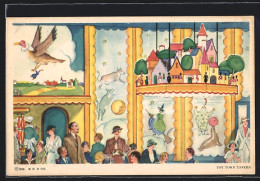 Künstler-AK Chicago, A Century Of Progress 1933, Toy Town Tavern, Ausstellung  - Expositions