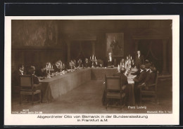 AK Film Bismarck 1. Teil, Abgeordneter Otto Von Bismarck In Der Bundesratssitzung In Frankfurt  - Actores