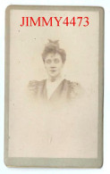 CARTE CDV - Phot. A. Hermelin - Portrait D'une Jeune Fille En 1897, à Identifier - Tirage Aluminé 19 ème - Antiche (ante 1900)