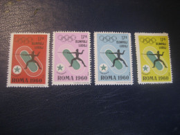ROMA 1960 Fencing Escrime Olympic Games Olympics Esperanto 4 Poster Stamp Vignette ITALY Spain Label - Schermen