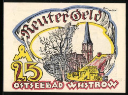 Notgeld Wustrow 1922, 29 Pfennig, Ortsansicht Und Fischer Mit Netzen  - Lokale Ausgaben