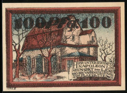 Notgeld Neumarkt In Schlesien 1921, 100 Pfennig, Unterzeichnungsstätte Waffenstillstand Von Plaesswitz  - Lokale Ausgaben