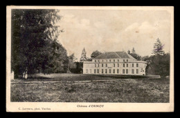 52 - ORMOY - LE CHATEAU - AUTOGRAPHE DU GENERAL DE MONTAUGON - Autres & Non Classés