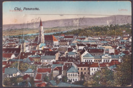 RO 86 - 24404 CLUJ, Panorama, Leporello, Romania - Old Postcard + 10 Mini Photocards - Unused - Roemenië
