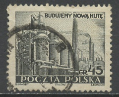 Pologne - Poland - Polen 1951 Y&T N°603 - Michel N°691 (o) - 45g Fonderie Lénine à Nowa Hute - Used Stamps