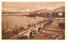 Postcard Switzerland Genève Mont Blanc Bridge - Genève