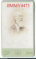 CARTE CDV - Phot. H  Paris - Portrait D'un Vieil Homme Barbu En 1899, à Identifier - Tirage Aluminé 19 ème - Antiche (ante 1900)