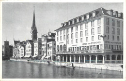 Postcard Switzerland Zürich Hotel Storchen - Zürich