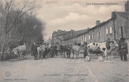 SAINT-AGREVE (Ardèche) - Le Pesage Des Boeufs Gras - Voyagé 1907 (2 Scans) - Saint Agrève