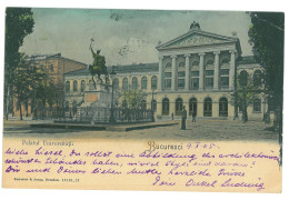 RO 86 - 23780 BUCURESTI, University, Romania - Old Postcard - Used - 1905 - Roumanie
