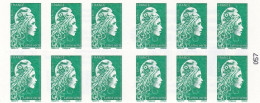 Marianne D'Yseult YZ. Carnet De 12 Timbres N° Y&T 1598-C9 Neuf** (MG) - Moderne : 1959-...
