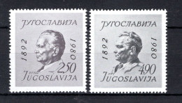 JOEGOSLAVIE Yt. 1713/1714 MNH 1980 - Unused Stamps