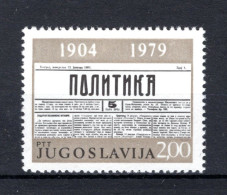 JOEGOSLAVIE Yt. 1656 MNH 1979 - Nuovi