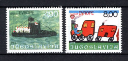 JOEGOSLAVIE Yt. 1553/1554 MNH 1976 - Unused Stamps