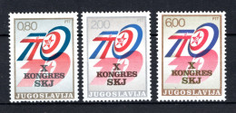 JOEGOSLAVIE Yt. 1447/1449 MNH 1974 - Unused Stamps