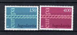 JOEGOSLAVIE Yt. 1301/1302 MNH 1971 - Unused Stamps
