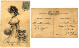C.P. De Vœux Du Début Du XXème Siècle (1905 ?) - AM - New Year