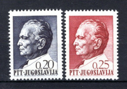 JOEGOSLAVIE Yt. 1147/1148 MNH 1968 - Unused Stamps