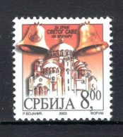 JOEGOSLAVIE SERVIE Cathedral St. Sava MNH 2003 -1 - Unused Stamps
