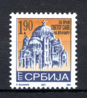 JOEGOSLAVIE SERVIE Cathedral St. Sava MNH 2001 -1 - Ungebraucht