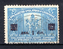 JOEGOSLAVIE Mi. 164 MH 1922 - Unused Stamps