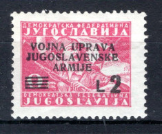 JOEGOSLAVIE ISTRIE Yt. T2 MNH 1947 - Taks Zegel - Used Stamps