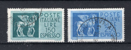 ITALIE Yt. E45/46° Gestempeld Express Zegel 1958-1966 - Express/pneumatic Mail