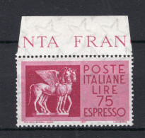 ITALIE Yt. E43 MNH Express Zegel 1958-1966 - Express-post/pneumatisch