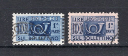 ITALIE Yt. CP80° Gestempeld Postcolli 1956-1966 - Pacchi Postali