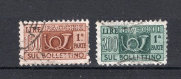 ITALIE Yt. CP82/83° Gestempeld Postcolli 1956-1966 - Postal Parcels