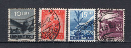 ITALIE Yt. 496/499° Gestempeld 1945-1948 - Usati