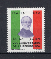 ITALIE Yt. 1074 MNH 1971 - 1971-80: Mint/hinged