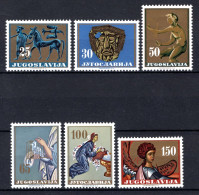 JOEGOSLAVIE Yt. 923/928 MNH 1962 - Unused Stamps