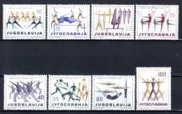 JOEGOSLAVIE Yt. 801/808 MNH 1959 - Neufs
