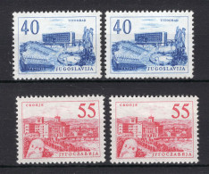 JOEGOSLAVIE Yt. 796/797 MNH 1959 - Unused Stamps