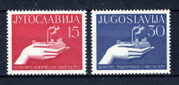 JOEGOSLAVIE Yt. 723/724 MNH 1957 - Neufs