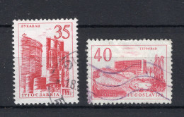 JOEGOSLAVIE Yt. 763/764° Gestempeld 1958 - Oblitérés