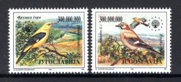 JOEGOSLAVIE Yt. 2481/2482 MNH 1993 - Unused Stamps