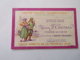 ARMEMENT - MAREYAGE  Maison J.Cuissard  LORIENT-KEROMAN - Advertising
