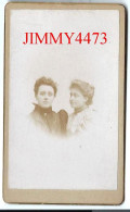 CARTE CDV - Portrait De Deux Jolies Jeunes Filles En 1895, à Identifier - Tirage Aluminé 19 ème - Old (before 1900)