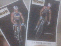 CYCLISME  - WIELRENNEN- CICLISMO : 2 PHOTOS SCHOENENBERGER + HURLIMANN 1987 - Cyclisme