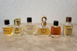 Miniature Lot De 6 (carven, Azzaro, Van Cleef, Chopard, Weil) - Miniature Bottles (without Box)